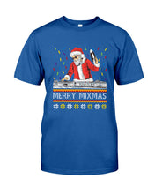 Load image into Gallery viewer, Merry Mixmas - Santa Claus Dj Funny Christmas Gift Guys Tee
