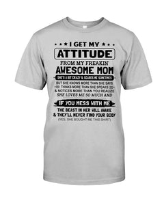 Awesome Mom Gift For Lovely Mom Mama Mother T-Shirt Guys Tee