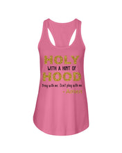 Load image into Gallery viewer, Holly Bible Christian Quote Tee Ladies Flowy Tank