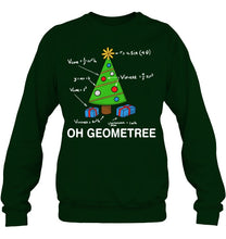 Load image into Gallery viewer, Funny Math Geometry Christmas Tree Gift Shirt Sweatshirt