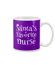 Load image into Gallery viewer, Santa's Favorite Nurse Mug