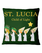 Load image into Gallery viewer, St Lucia Child Of Light God Jesus Christmas Gift Pillow Cover