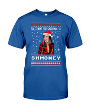 Load image into Gallery viewer, Demi Lovato All I Want For Christmas Is Shmoney Guys Tee