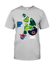 Load image into Gallery viewer, Grinch Green Bay Packers Funny Tee Guys Tee