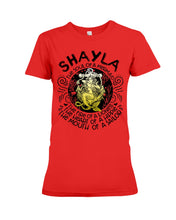 Load image into Gallery viewer, Shayla The Sould Of A Mermaid Horoscope T-Shirt Ladies Tee