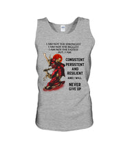 Load image into Gallery viewer, Samurai Consistent Persistent Resilient Quote T-Shirt Unisex Tank Top