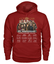 Load image into Gallery viewer, Outlander Tv Series 5 Years Anniversary 2014 - 2019 Autograph T-Shirt Hoodie