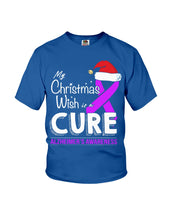 Load image into Gallery viewer, My Christmas Wish Is A Cure Youth Tee