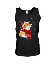 Load image into Gallery viewer, Corgi Christmas Gift Funny T-Shirt Unisex Tank Top