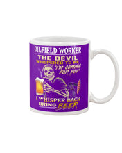 Load image into Gallery viewer, Oilfield Worker Beer Lover Gift Funny Tee Mug