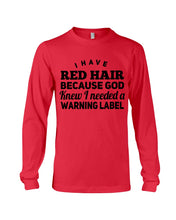Load image into Gallery viewer, Great Gift For Redhead Grandma Unisex Long Sleeve