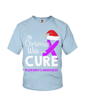 Load image into Gallery viewer, My Christmas Wish Is A Cure Youth Tee