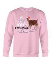 Load image into Gallery viewer, Jolly Cat Christmas Gift For Cat Lovers Sweatshirt