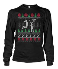 Load image into Gallery viewer, Funny Basketball Christmas Unisex Long Sleeve