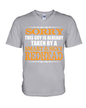 Load image into Gallery viewer, Redhead Morning Person December 25Th Christmas Gift Guys V-Neck