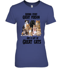 Load image into Gallery viewer, A Lot Of Great Cat  Shirt For Cat Lovers Ladies Tee