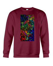 Load image into Gallery viewer, Hummingbird Cosmic Light Color Black T-Shirt Sweatshirt