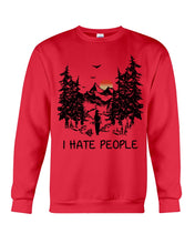 Load image into Gallery viewer, I Hate People Printing T-Shirt Sweatshirt