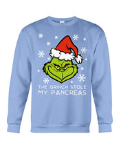 Load image into Gallery viewer, The Grinch Stole My Pancreas Sweatshirt
