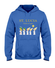 Load image into Gallery viewer, St Lucia Child Of Light God Jesus Christmas Gift Hoodie