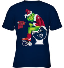 Load image into Gallery viewer, Funny Grinch San Francisco 49Ers Christmas Gift Tee Youth Tee