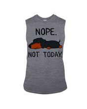 Load image into Gallery viewer, Nope Dachshund Not Today Unisex Long Sleeve