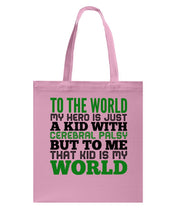 Load image into Gallery viewer, That Kid Is My World Great Gift For Children Family Basketweave Tote Bag