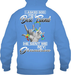 Autism Grandson Family Custom T-Shirt Hoodie