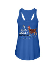 Load image into Gallery viewer, Jolly Cat Christmas Gift For Cat Lovers Ladies Flowy Tank