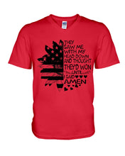 Load image into Gallery viewer, Christian T-Shirt Amen Guys V-Neck