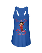 Load image into Gallery viewer, November Girl Sexy Beauty T-Shirt Ladies Flowy Tank