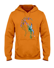 Load image into Gallery viewer, Dragon With Butterfly Wings Dragon Flowers Hoodie