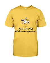 Load image into Gallery viewer, Made In The Usa With German Ingredients Tee Guys Tee