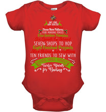 Load image into Gallery viewer, Christmas Tree Eleven Fabric Bundles T-Shirt Baby Onesie