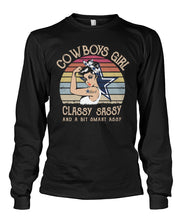 Load image into Gallery viewer, Dallas Cowboys Girl Classy Sassy Unisex Long Sleeve
