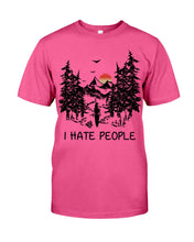 Load image into Gallery viewer, I Hate People Printing T-Shirt Guys Tee