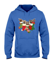 Load image into Gallery viewer, Yorkies In The Socks For Yorkie Lovers Christmas Gift Hoodie