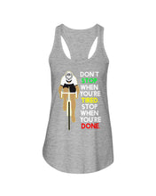 Load image into Gallery viewer, Cycling Don't Stop For Cyclist Ladies Flowy Tank