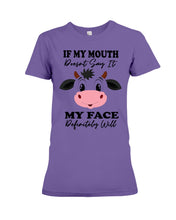 Load image into Gallery viewer, Cute Cow T-Shirt For Cow Lovers Ladies Tee