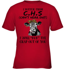 Load image into Gallery viewer, I Suffer From C.S.H Cows Lovers T-Shirt Youth Tee