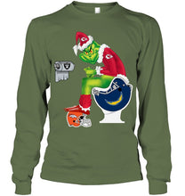 Load image into Gallery viewer, Funny Grinch Kansas Chief Christmas Gift Tee Unisex Long Sleeve