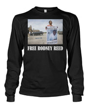 Load image into Gallery viewer, Free Rodney Reed Raise Your Voice 1 Unisex Long Sleeve