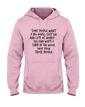 Load image into Gallery viewer, Finn Wants A Cabin In The Woods Away From Those People Hoodie
