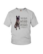 Load image into Gallery viewer, K9 Dog Hero Zero Bark Thirty Youth Tee
