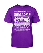 Load image into Gallery viewer, Lucky Man Have Sexy Girlfriend Gift For Couple Tee Guys Tee