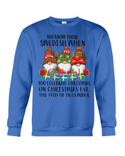 Load image into Gallery viewer, Swedish Christmas Gnome Cute Gift Tee Sweatshirt