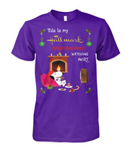 Load image into Gallery viewer, Snoopy Hallmark Christmas Movie Writing Shirt Guys Tee