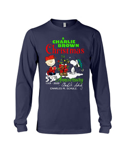 55Th Anniversary A Charlie Brown Christmas Black T-Shirt Unisex Long Sleeve