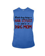 Load image into Gallery viewer, Hair Stylist And Dog Mom Gift For Dog Lovers Funny T-Shirt Unisex Long Sleeve
