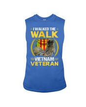 Load image into Gallery viewer, Walked The Walk Vietnam Veteran T-Shirt Unisex Long Sleeve